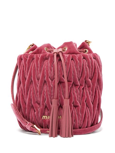 miu miu velvet bucket bag|Bucket Bags For Women .